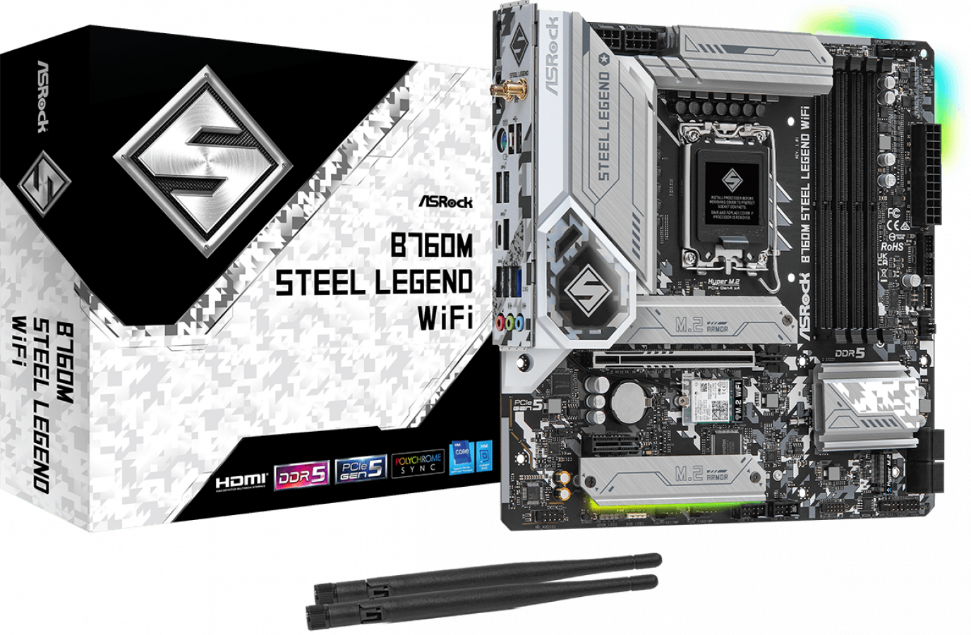 Pamatplate Asrock B760M Steel Legend WiFi (B760M STEEL LEGEND WIFI)
