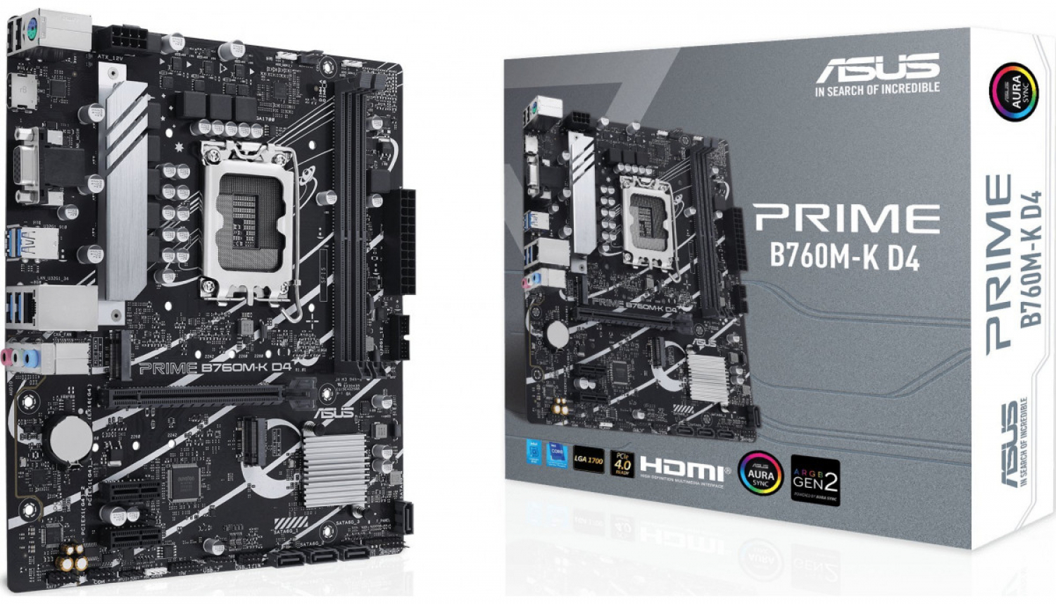 Motherboard Asus PRIME B760M-K D4 (PRIME B760M-K D4)