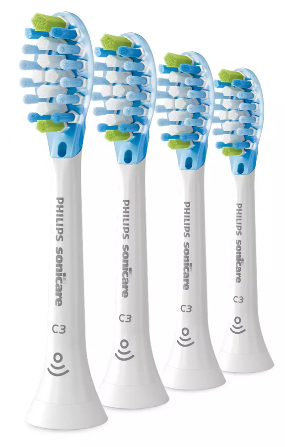 Zobu birstes uzgaļi Philips Sonicare C3 Premium Plaque Defence 4gab White (HX9044/17)