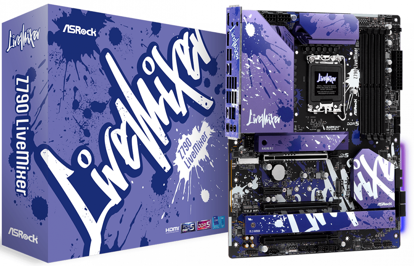 Pamatplate Asrock Z790 LiveMixer (90-MXBK10-A0UAYZ)