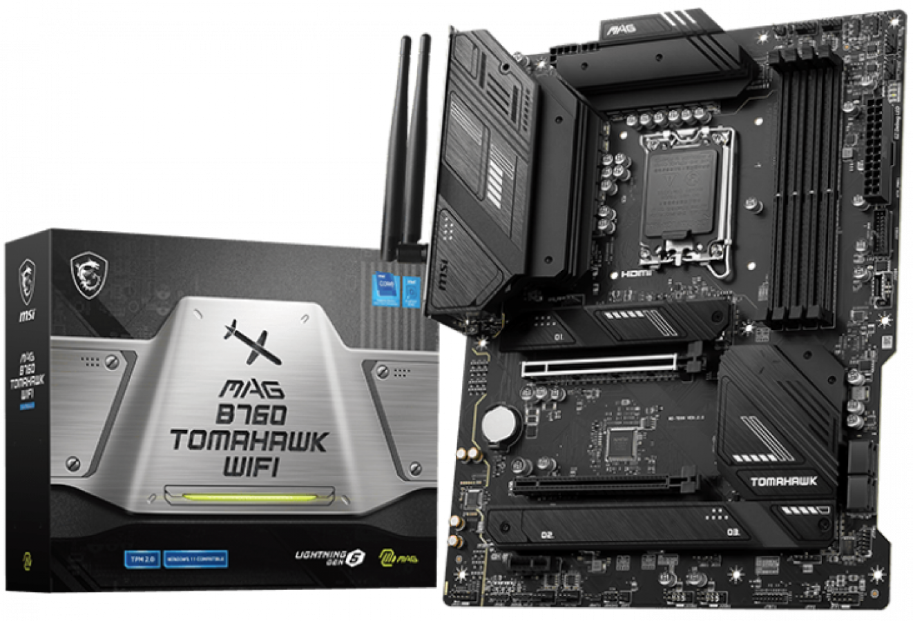 Pamatplate MSI MAG B760 TOMAHAWK WIFI (7D96-003R)
