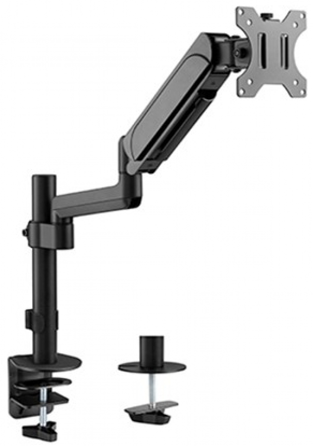Monitora stiprinājums Gembird Adjustable Desk Display Mounting Arm 17”-32” (MA-DA1P-01)