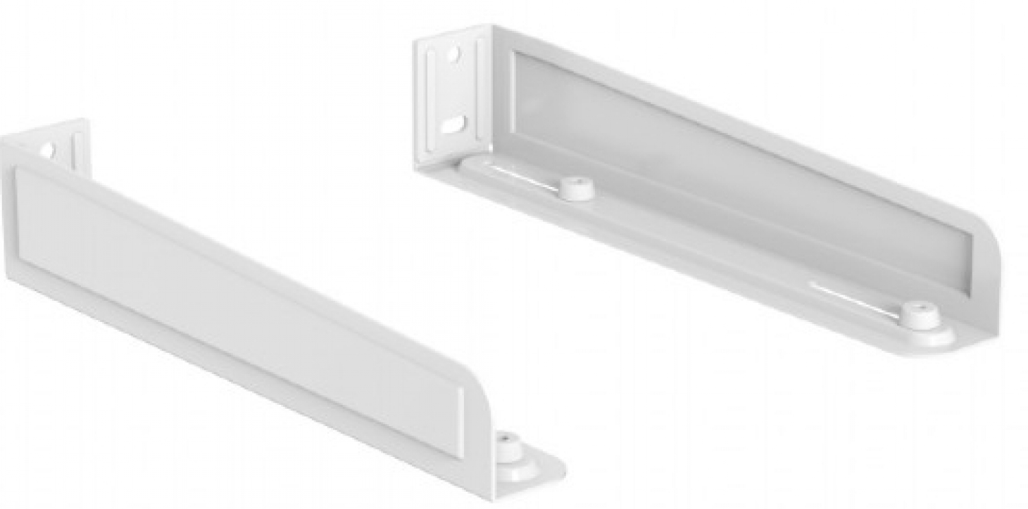 Universal wall mount Gembird Universal Heavy Duty Steel Wall Brackets 35 kg White (WM-U35-01-W)