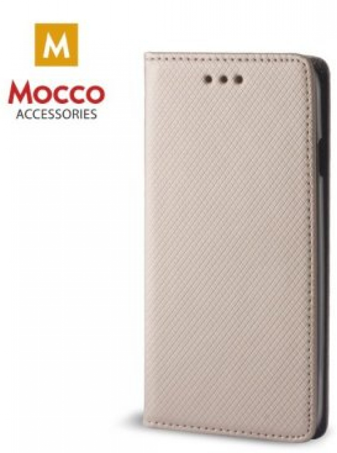 Apvalks Mocco Smart Magnet Book Case Samsung Galaxy S23 Zeltains (MO-MAG-SA-S23-GO)