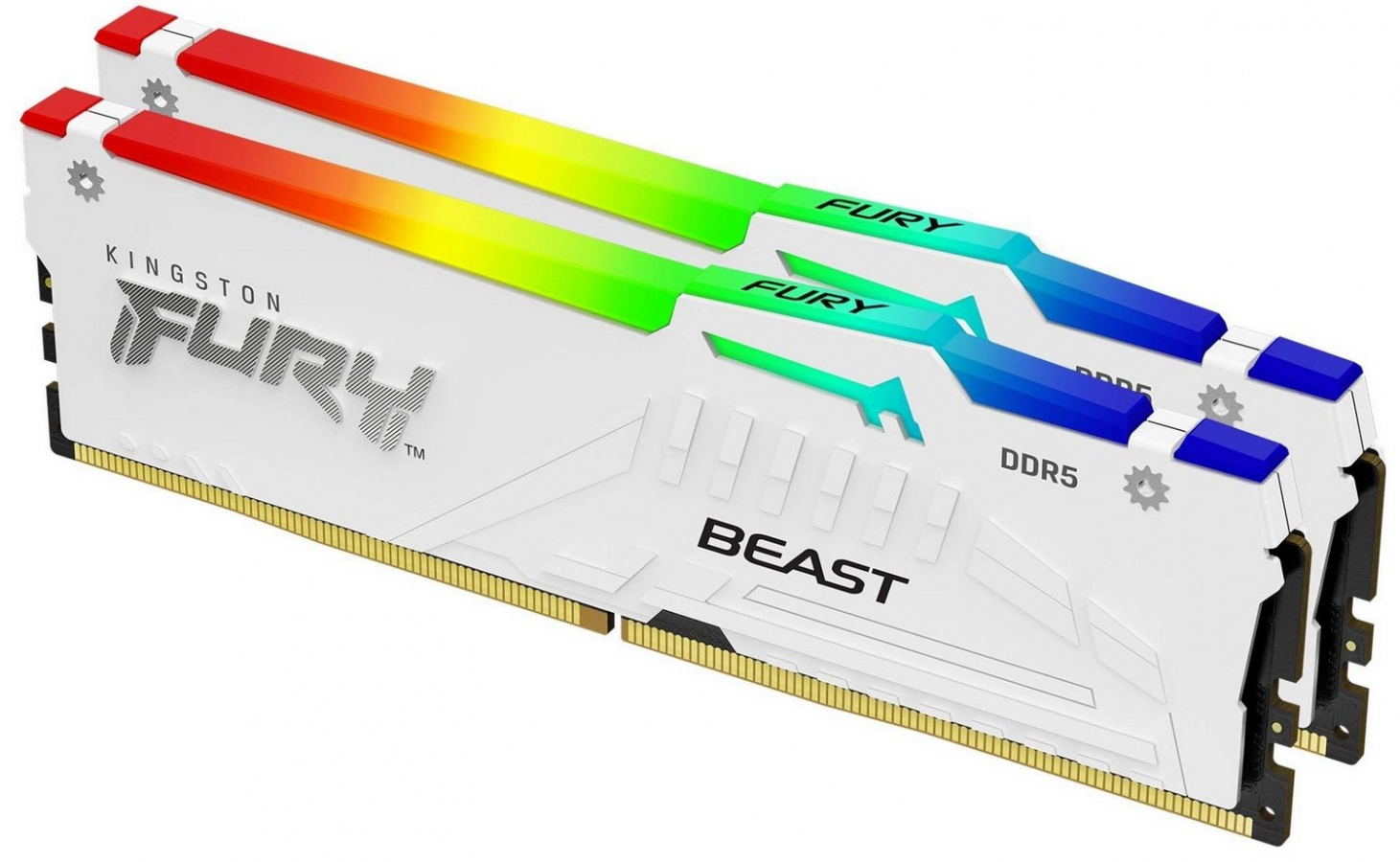 RAM Kingston Fury Beast White RGB 64GB White (KF556C40BWAK2-64)