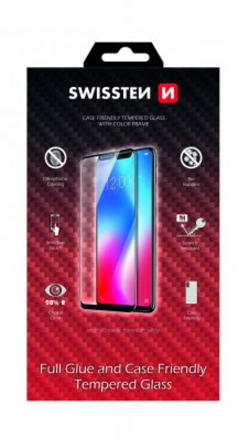 Aizsargstikls Swissten Full Face Tempered Glass Samsung Galaxy A33 5G Melns (54501818)
