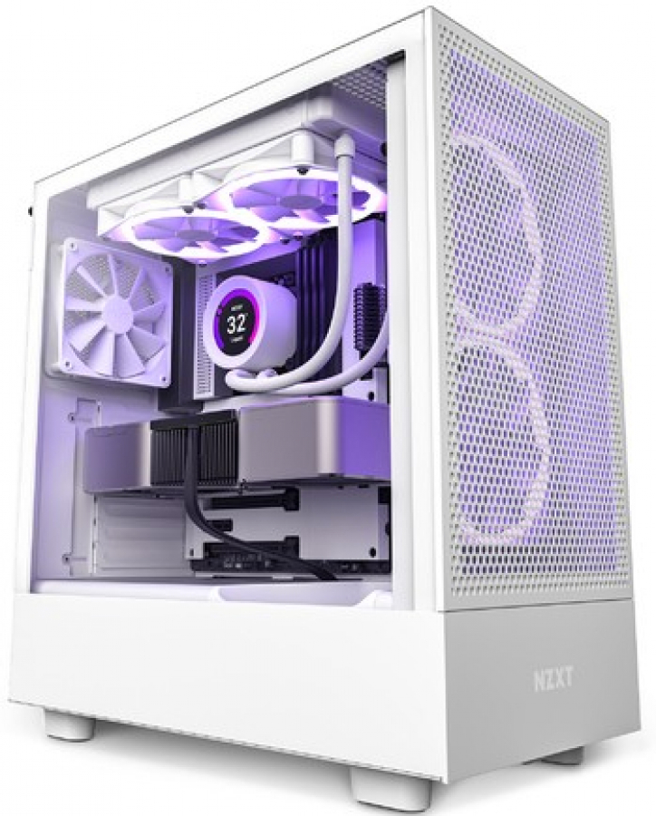 Computer case NZXT H5 Flow White (CC-H51FW-01)