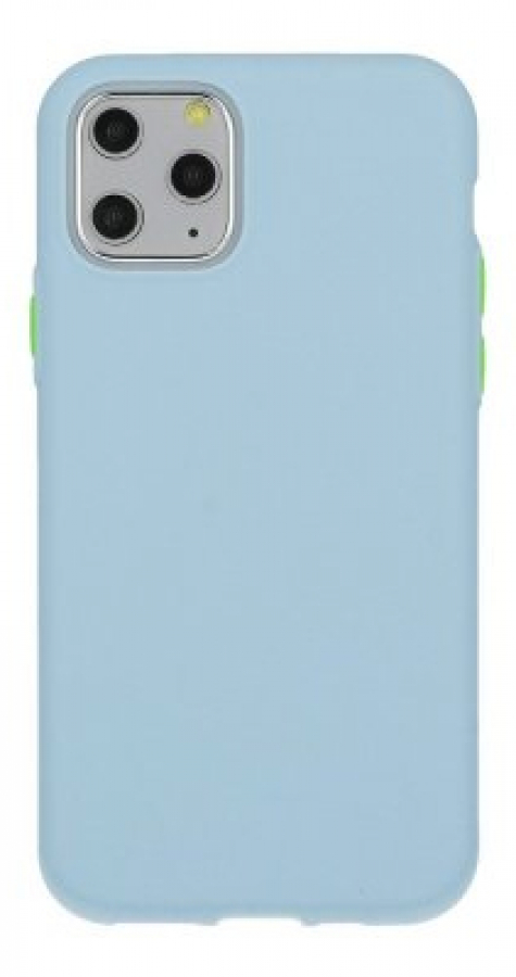 Apvalks Mocco Soft Cream silikona Apple iPhone 12 Mini Zils (MO-SC-AP-IPH12M-BE)