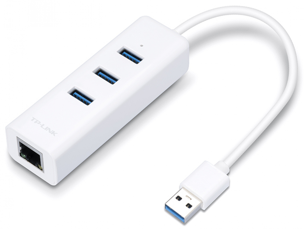 USB centrmezgls un tīkla adapteris Tp-Link UE330 (UE330)