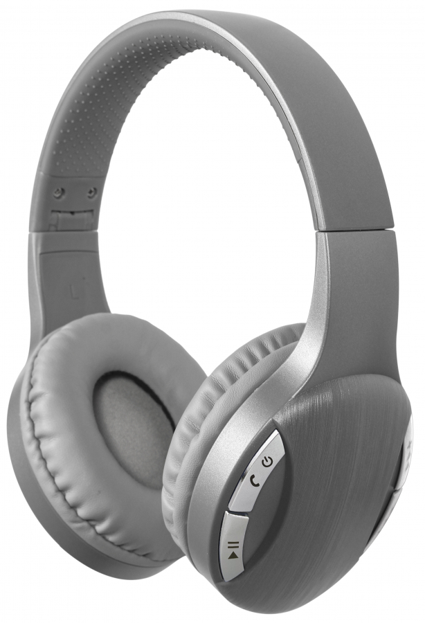 Headphones Gembird Bluetooth stereo headset Silver (BTHS-01-SV)