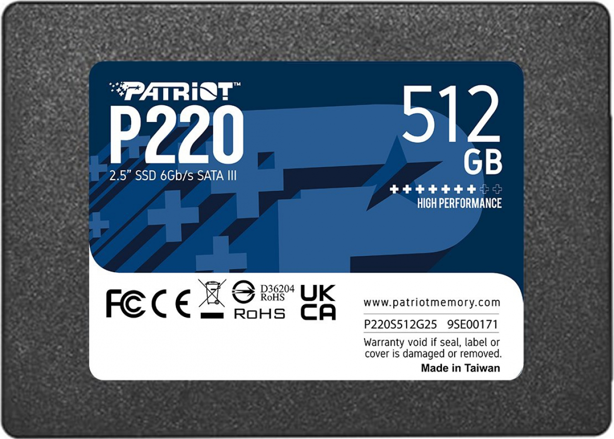 Cietais disks Patriot P220 512GB (P220S512G25)
