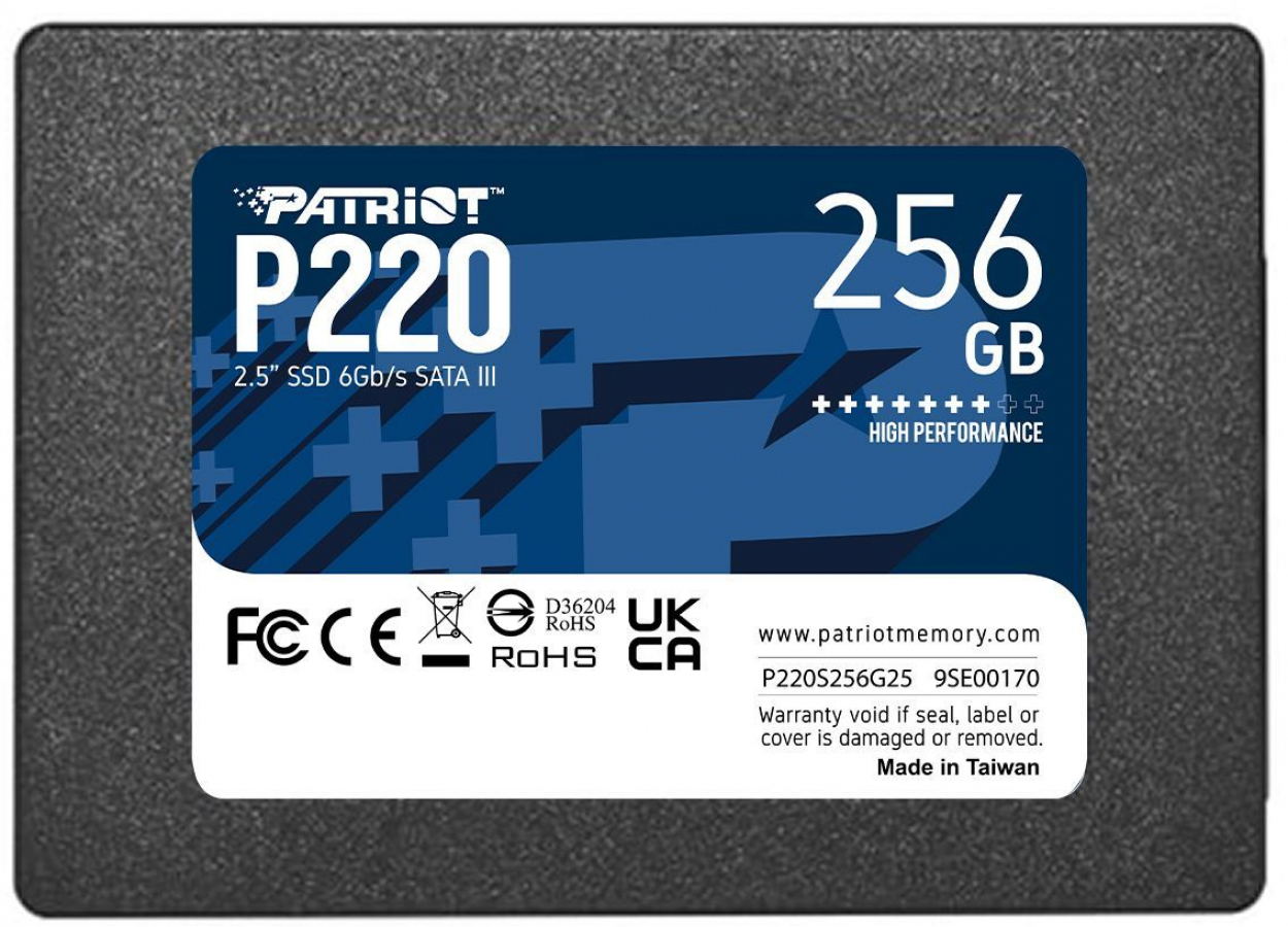 Cietais disks Patriot P220 256GB (P220S256G25)