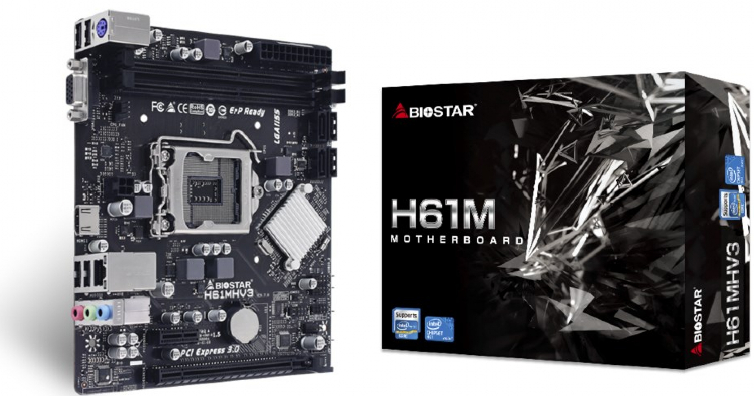 Motherboard Biostar H61MHV3 (H61MHV3)