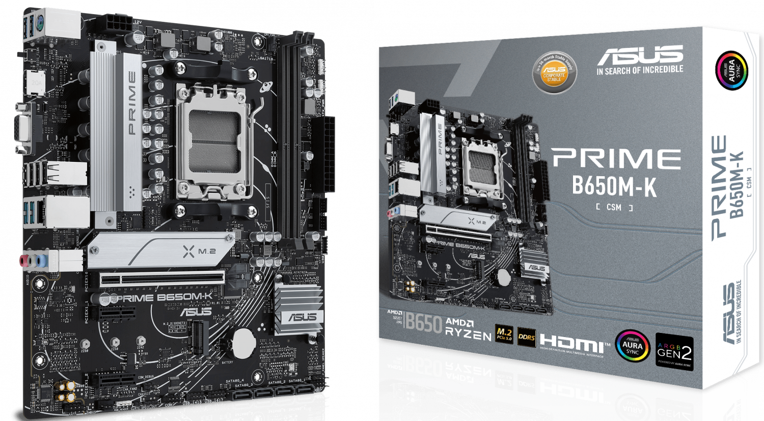 Pamatplate Asus PRIME B650M-K (PRIMEB650M-K)