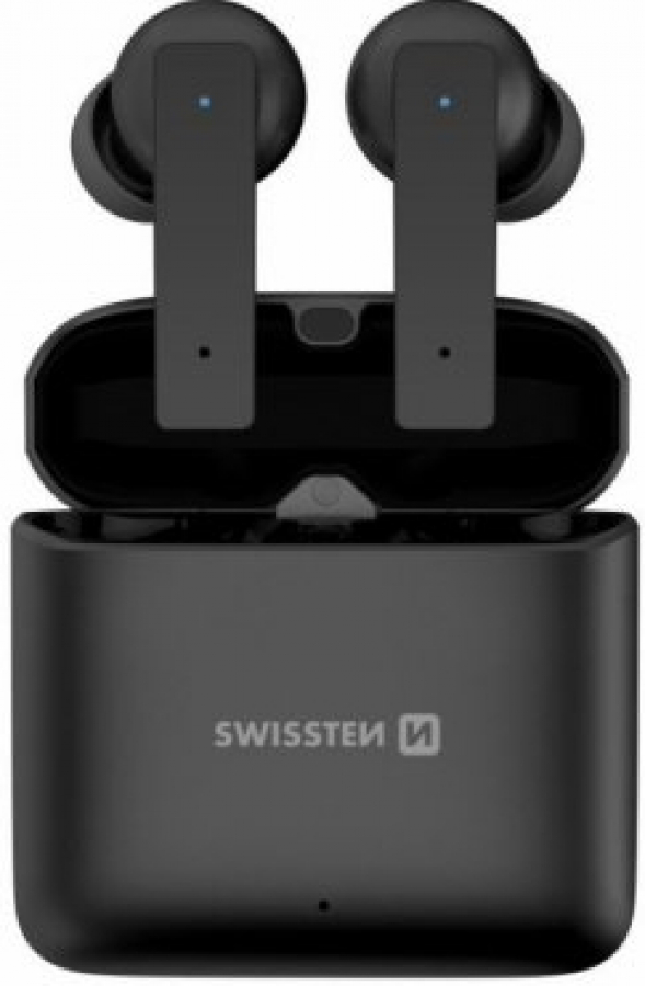Austiņas Swissten ALUPODS II TWS Black (54300300)
