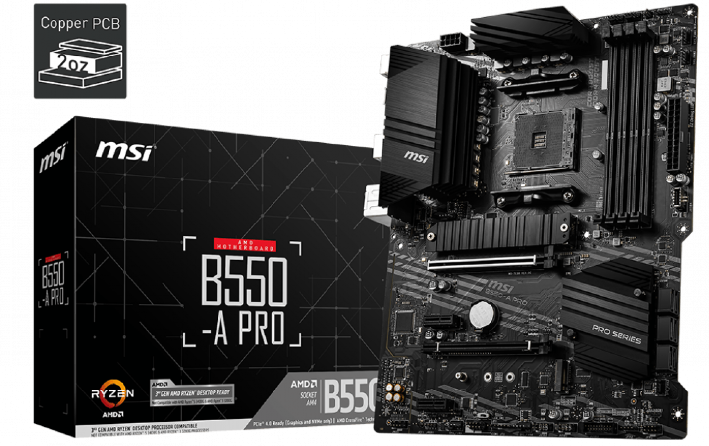 Pamatplate MSI B550-A PRO (7C56-002R)