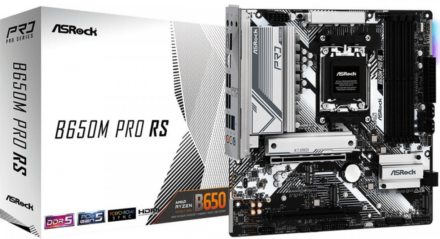 Motherboard ASRock B650M PRO RS (90-MXBLP0-A0UAYZ)