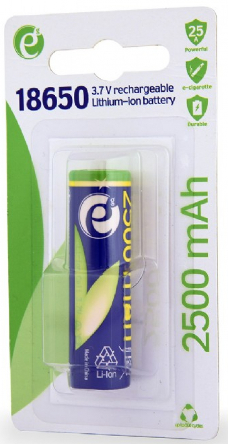 Baterija Energenie Lithium-ion 18650 (10C) 2500 mAh (EG-BA-18650-10C/2500)
