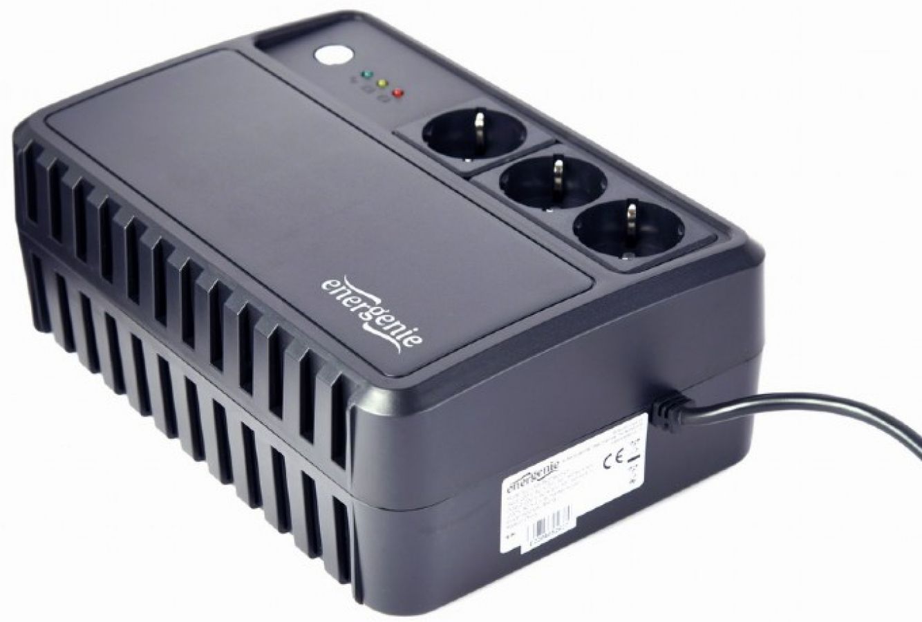Nepārtrauktās barošanas bloks Energenie "Desktop" 600 VA (EG-UPS-3SDT600-01)
