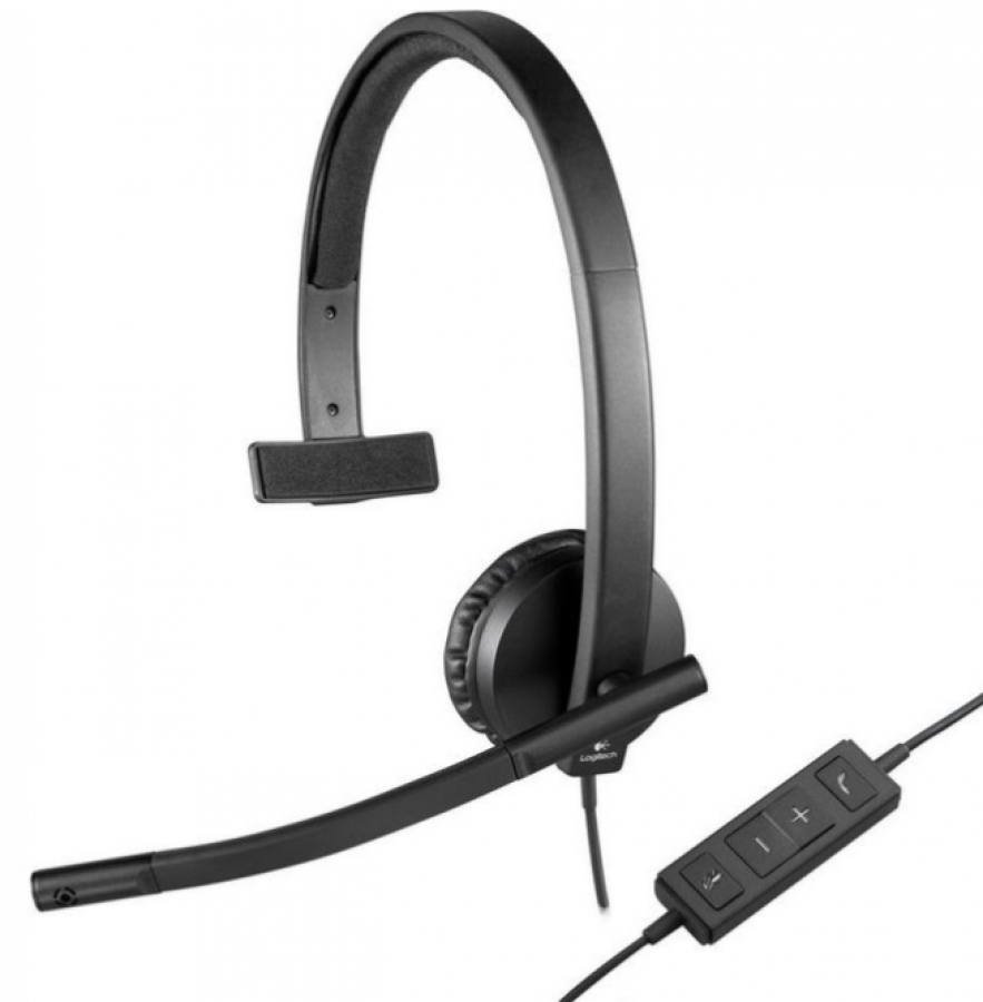 Headphones Logitech H570e Black (981-000571)