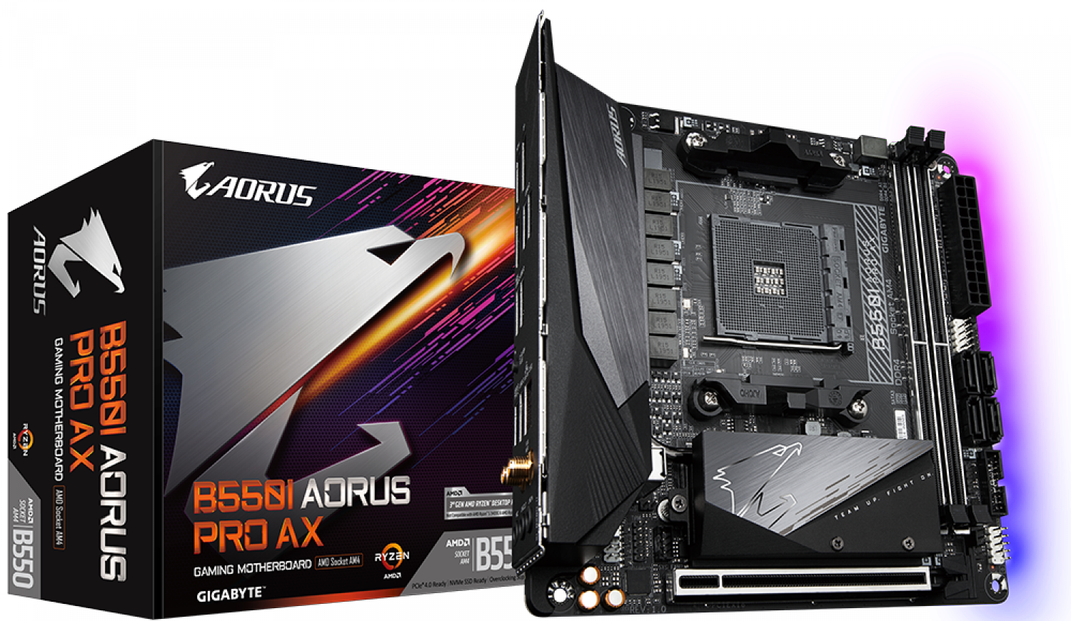 Pamatplate Gigabyte B550I Aorus PRO AX (B550I AORUS PRO AX)