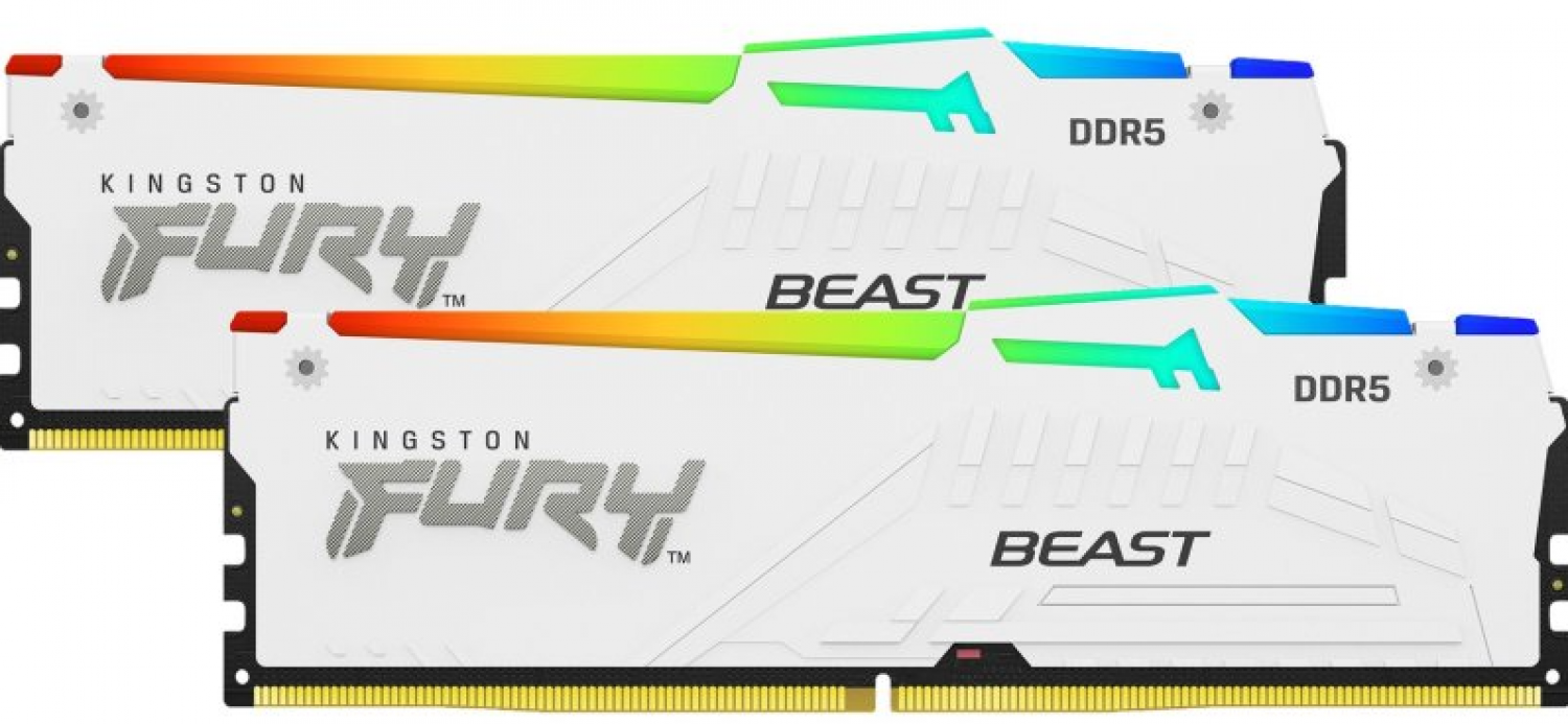 Operatīvā atmiņa Kingston Fury Beast RGB 32GB White (KF556C36BWEAK2-32)