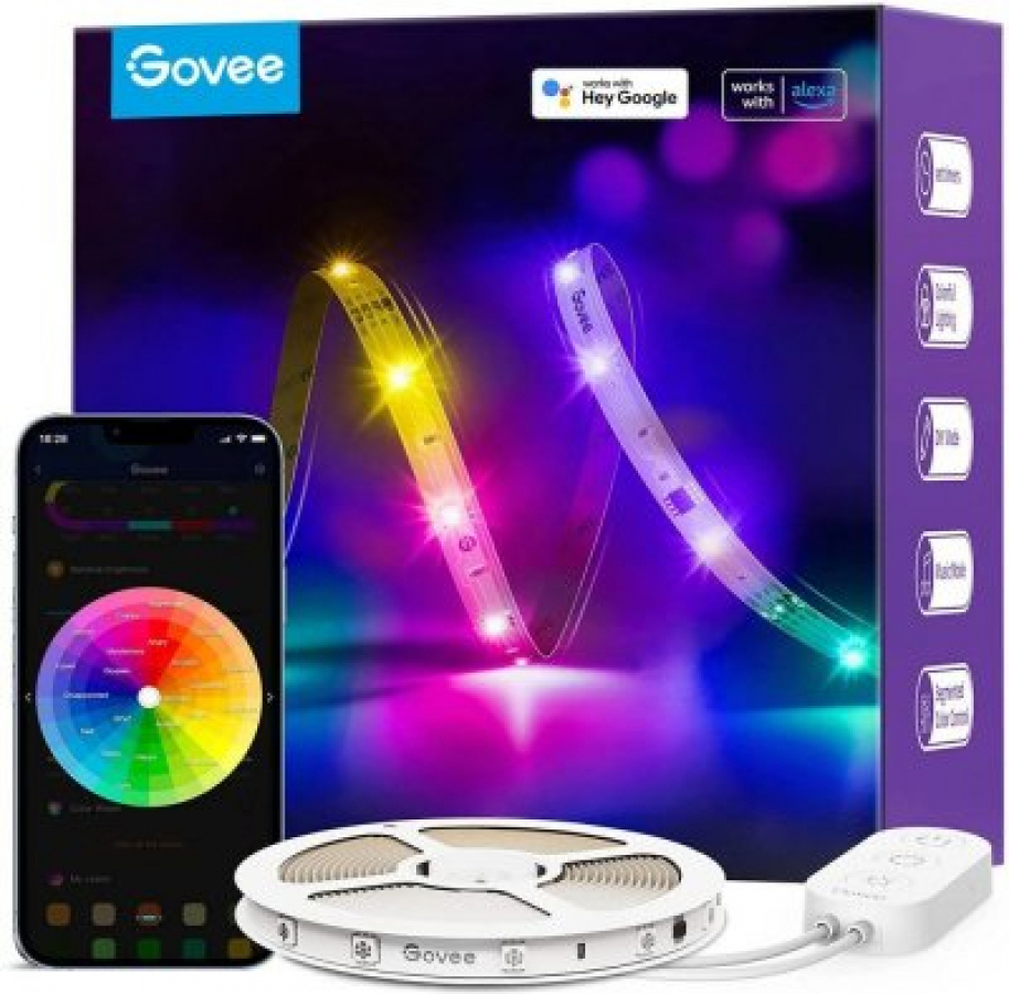 LED tape Govee H618A RGBIC LED Smart Bluetooth / Wi-Fi 5m (H618A3D1)