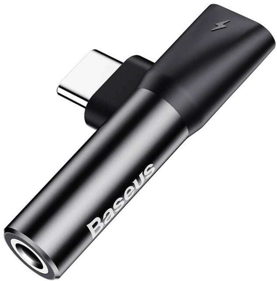 Adapteris Baseus L41 USB-C to Mini Jack 3.5mm + USB-C (CATL41-01)