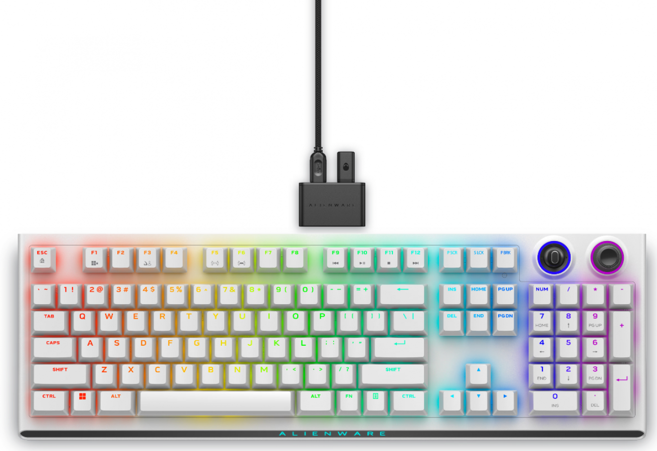 Keyboard Alienware Tri-Mode AW920K Lunar light (545-BBFK)