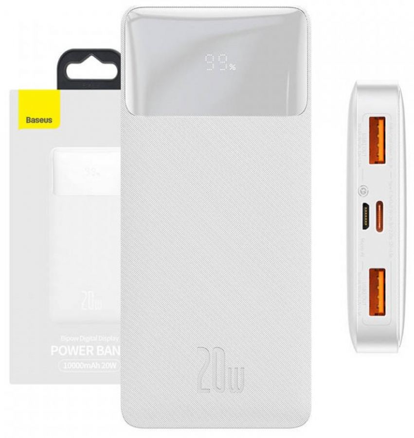 Energy storage Baseus Bipow 10000mAh White (PPBD050502)