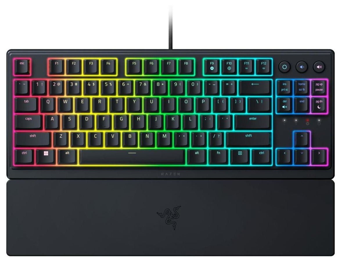 Klaviatūra Razer Ornata V3 Tenkeyless Black (RZ03-04880100-R3M1)