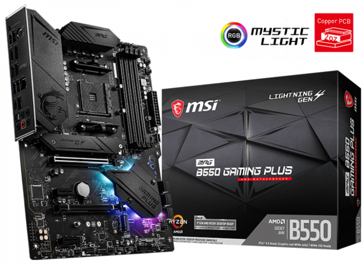 Pamatplate MSI MPG B550 GAMING PLUS (7C56-003R)