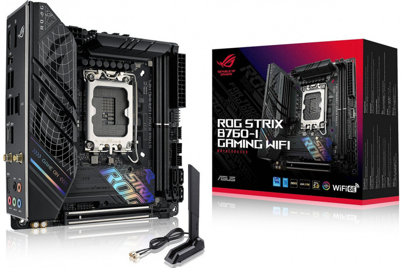 Pamatplate Asus Rog Strix B760-I Gaming WiFi (ROG STRIX B760-I GAMING WIFI)