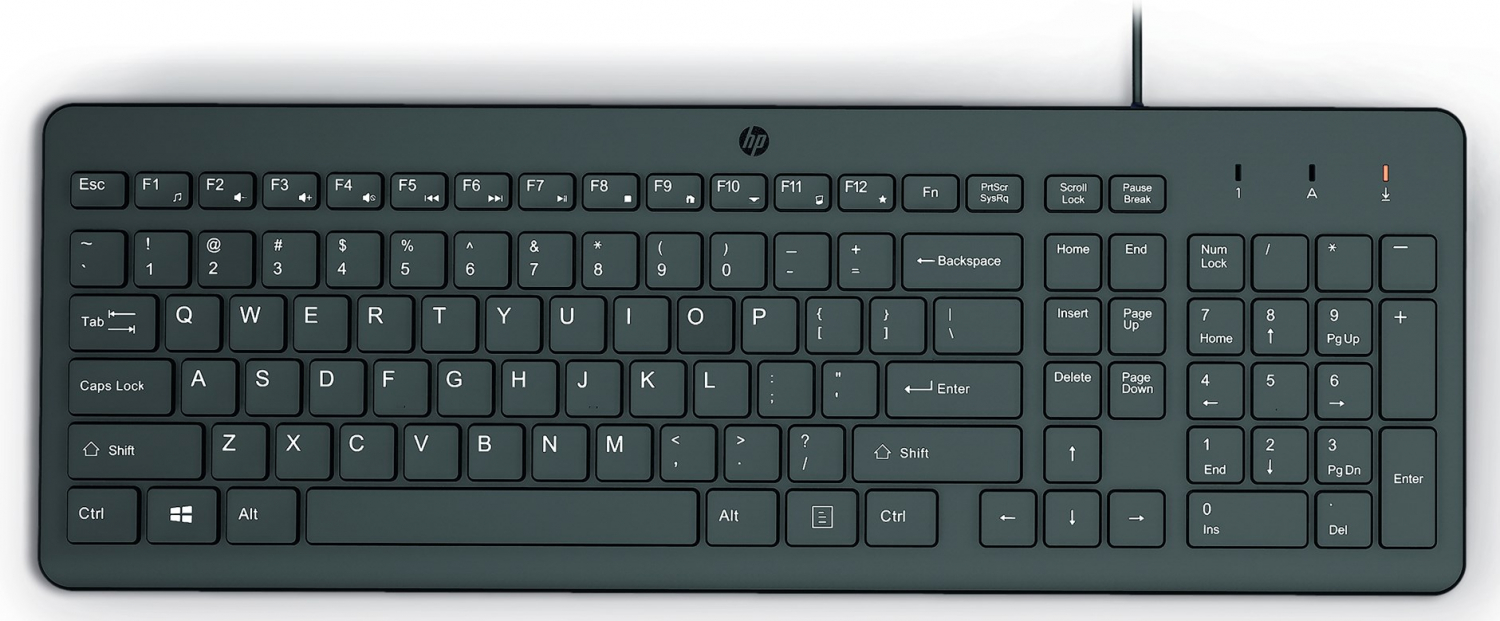 Klaviatūra HP 150 Black (664R5AA)