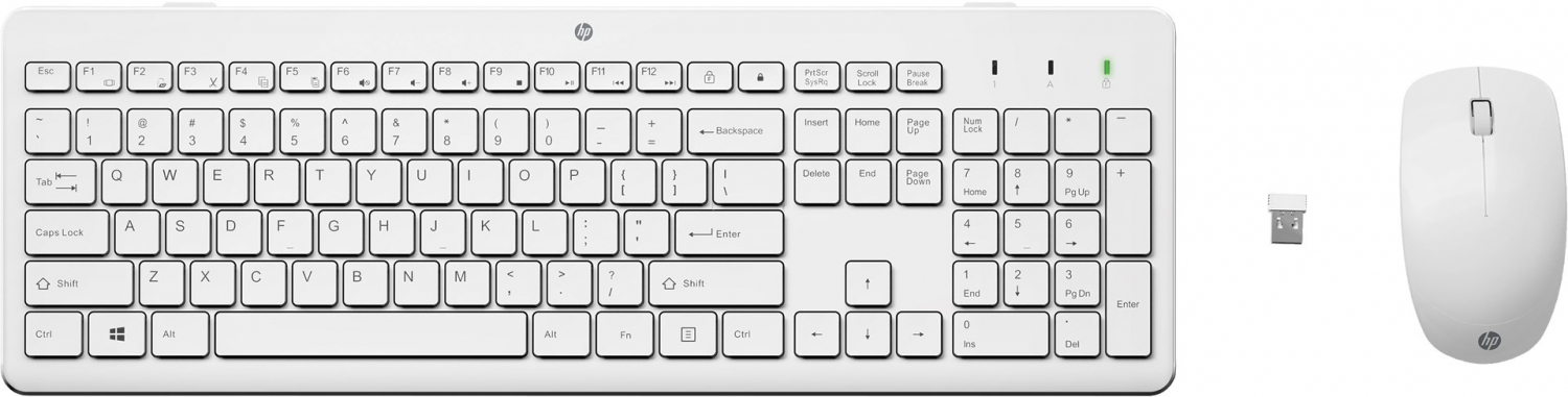 Perifērijas komplekts HP 230 White (3L1F0AA)