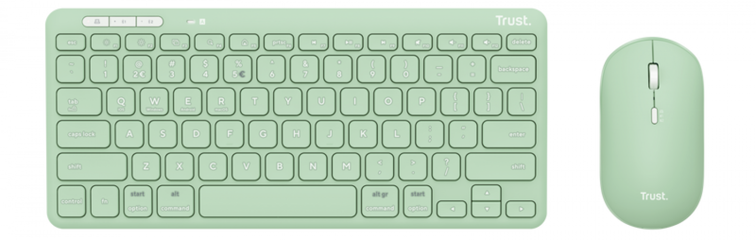 Perifērijas komplekts Trust Lyra Green (24942)