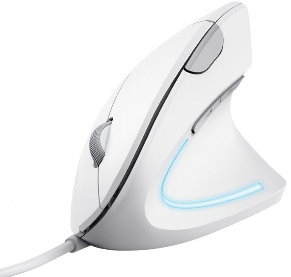 Datorpele Trust Verto Ergonomic White (25133)