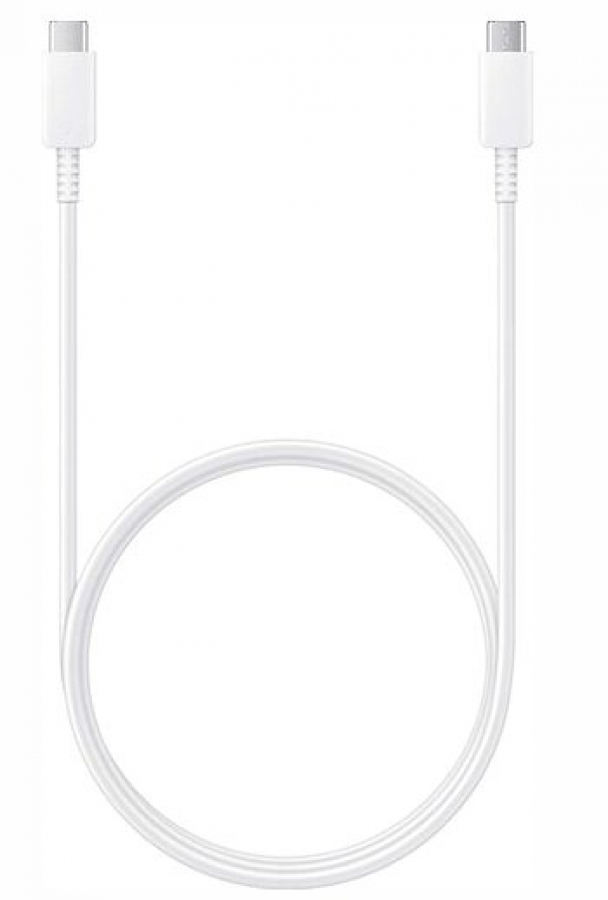 Kabelis Samsung USB Type-C Male - USB Type-C Male 1m 5A White (EP-DN975BWEGWW)