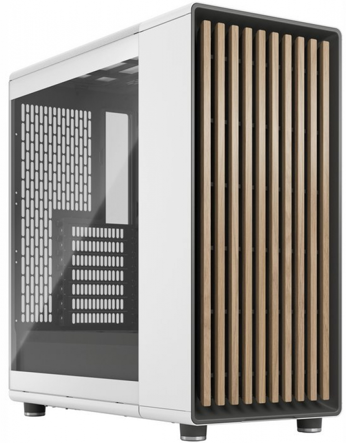 Computer case Fractal Design North Chalk White TG Clear (FD-C-NOR1C-04)