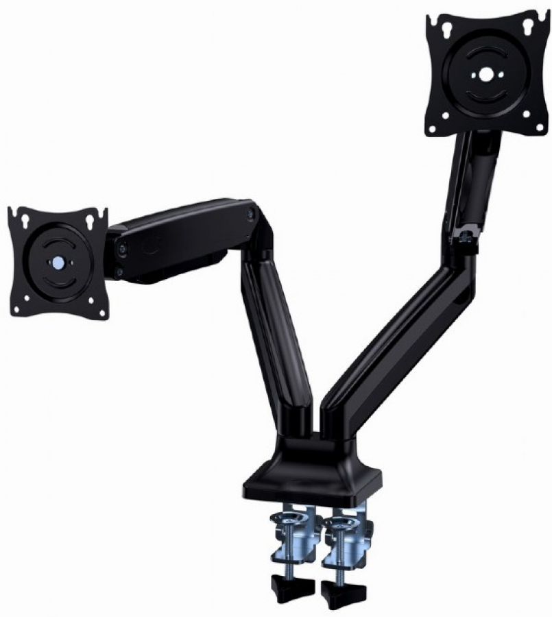 Monitora stiprinājums Gembird Full-motion Desk 2-display Mounting Arm (MA-DA2-03)
