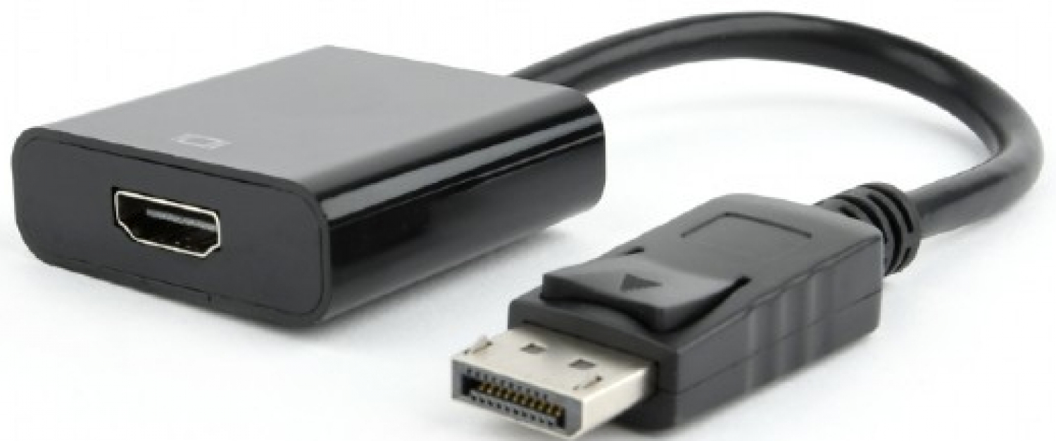 Adapteris Gembird DisplayPort Male - HDMI Female 10cm (AB-DPM-HDMIF-002)
