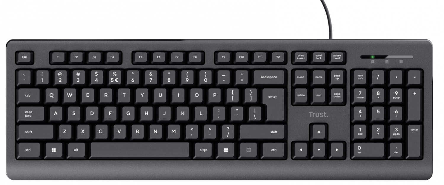 Keyboard Trust Basics Black (24639)