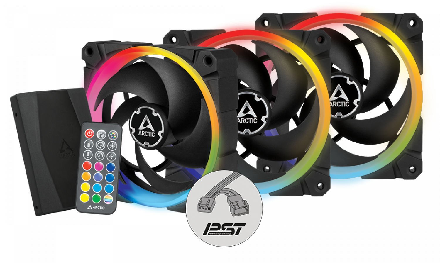 Coolers Arctic Bionix P120 A-RGB 3pack (ACFAN00156A)