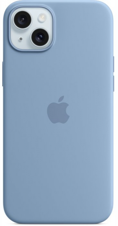Maciņš telefonam Apple iPhone 15 Plus Silicone Case with MagSafe - Winter Blue (MT193ZM/A)