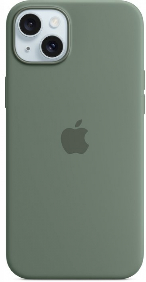 Maciņš telefonam Apple iPhone 15 Plus Silicone Case with MagSafe - Cypress (MT183ZM/A)