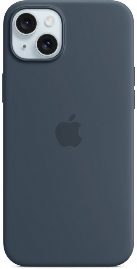 Maciņš telefonam Apple iPhone 15 Plus Silicone Case with MagSafe - Storm Blue (MT123ZM/A)