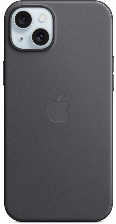Maciņš telefonam Apple iPhone 15 Plus FineWoven Case with MagSafe - Black (MT423ZM/A)