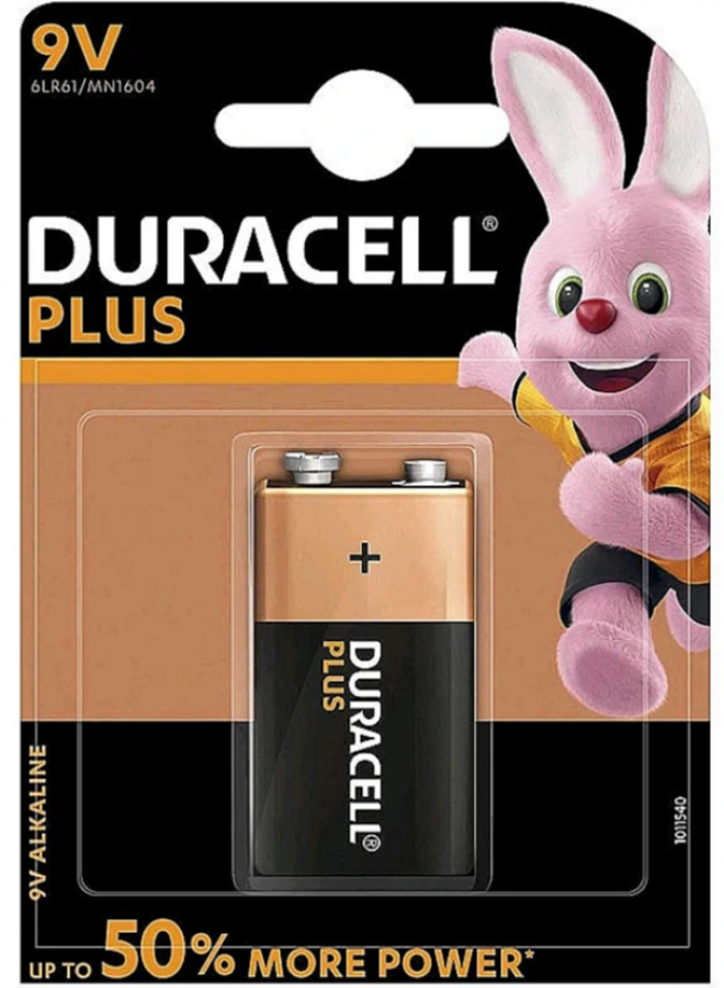Baterija Duracell 9V Powe Plus Krona (5000394125308)