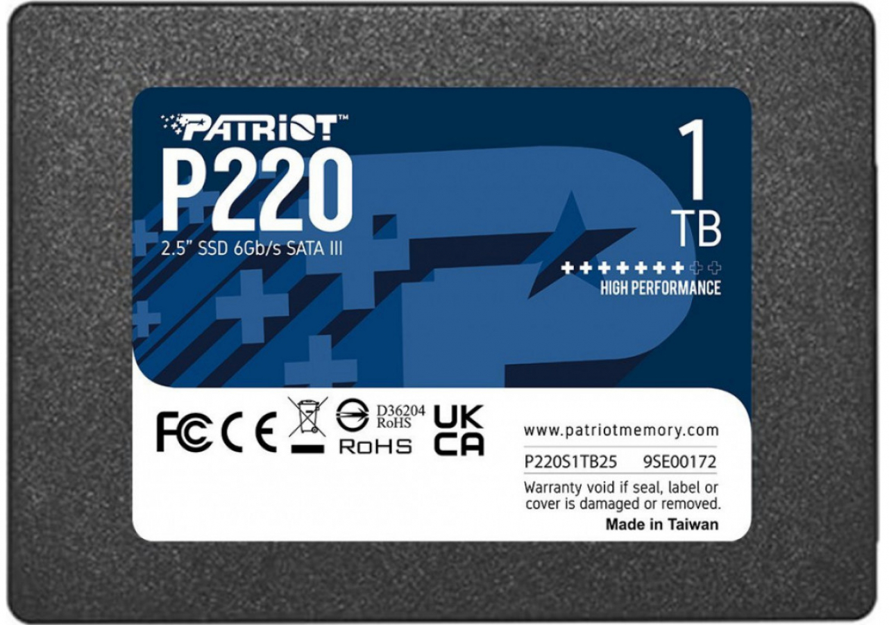 Cietais disks Patriot P220 1TB (P220S1TB25)