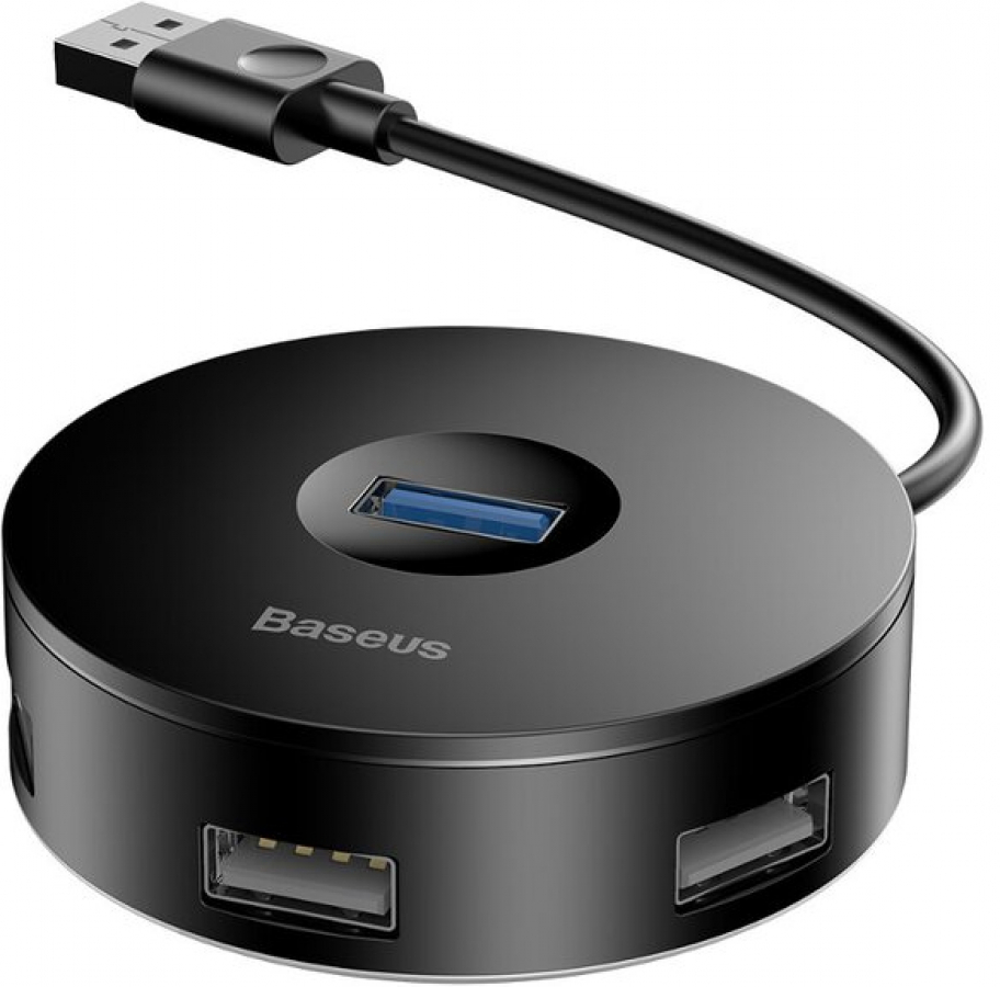 USB hub Baseus Round Box Black (CAHUB-F01)